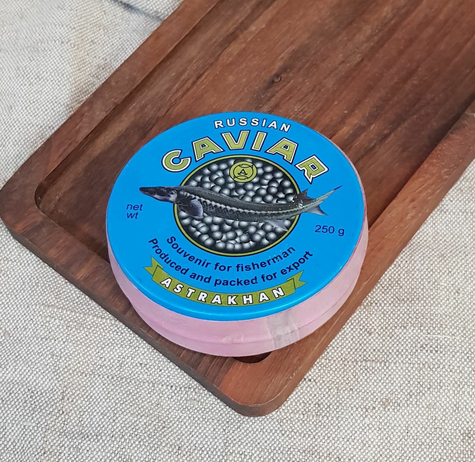 Икра черная осетровая CAVIAR,250гр