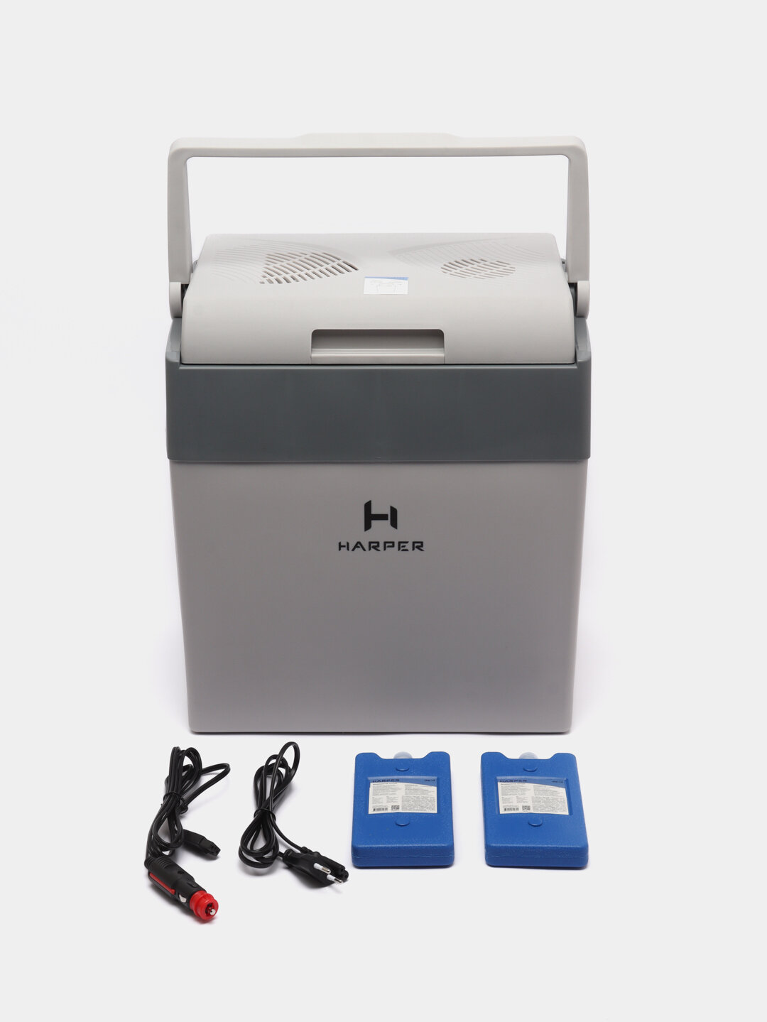 Автомобильный холодильник HARPER CBH-130, Объем - 30л, цвет - серый, гарантия 1 год