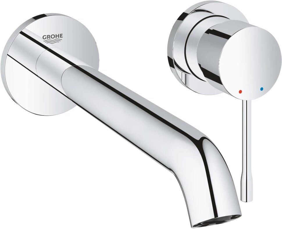 Смеситель для раковины Grohe Essence+ 19967001 встраиваемый без донного клапана хром