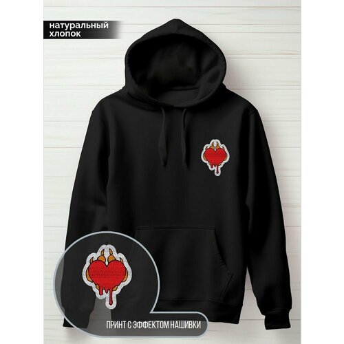 фото Худи hypnotica, размер 3xs, черный