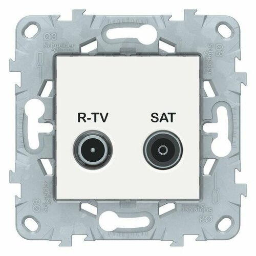 Розетка R-TV/ SAT одиночная белый UNICA NEW, NU545418
