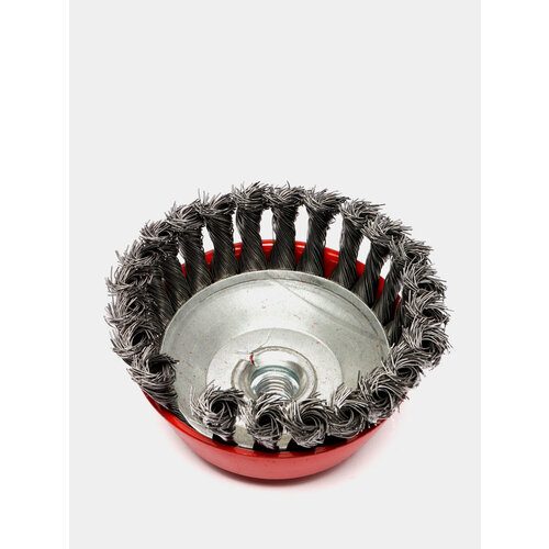 Щетка чашечная кордщетка для УШМ 120 мм жгутированная проволока 05 мм 1399₽