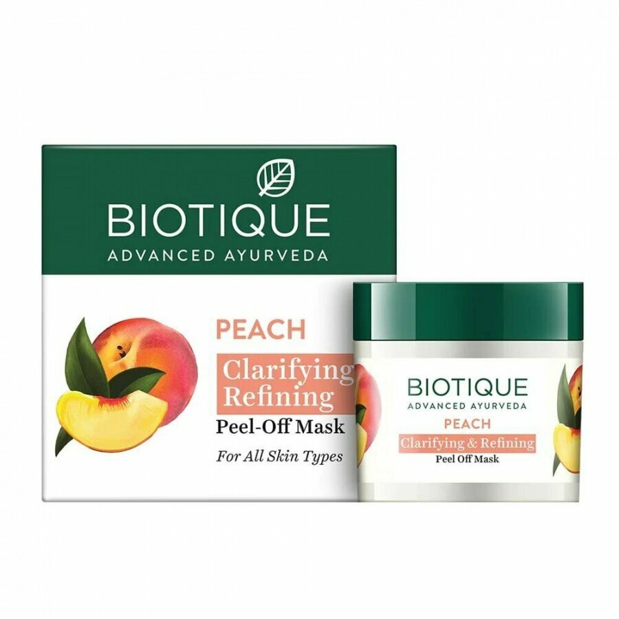 Очищающая маска для лица с экстрактом персика PEACH Clarifying & Refining Mask Biotique | Биотик 50г