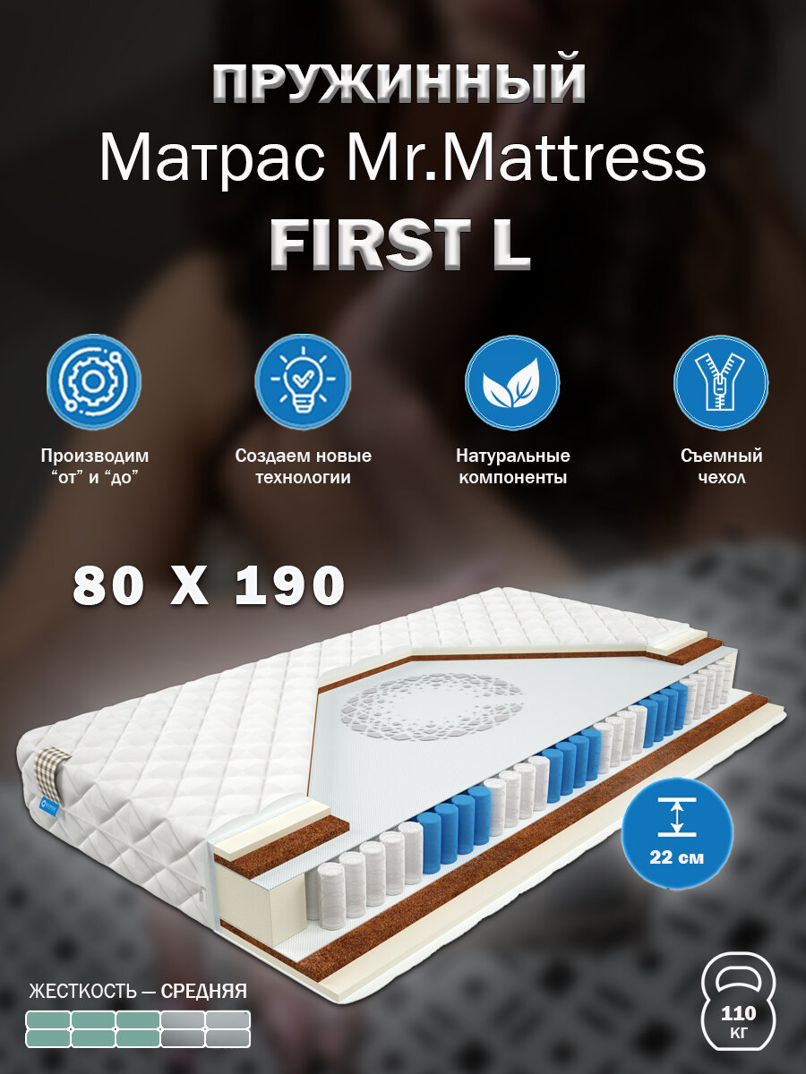 Матрас Mr. Mattress FIRST L 80x190