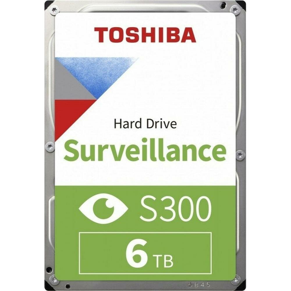 Внутренний жесткий диск 3,5" 6Tb Toshiba S300 (HDWT860UZSVA) 256Mb 5400rpm SATA3