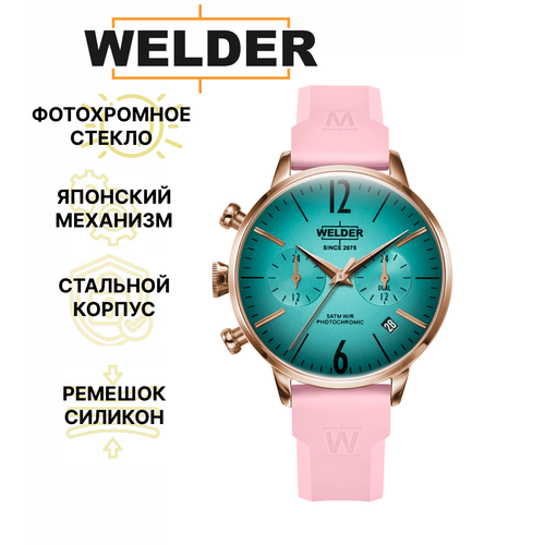 фото Наручные часы welder wwrc675, розовый