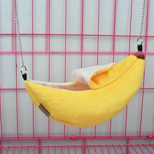 Подвесной гамак для грызунов в виде банана