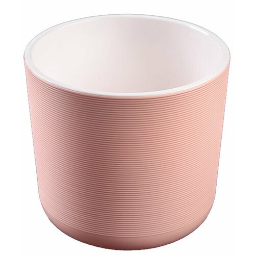 Горшок лион 4 л розово-белый