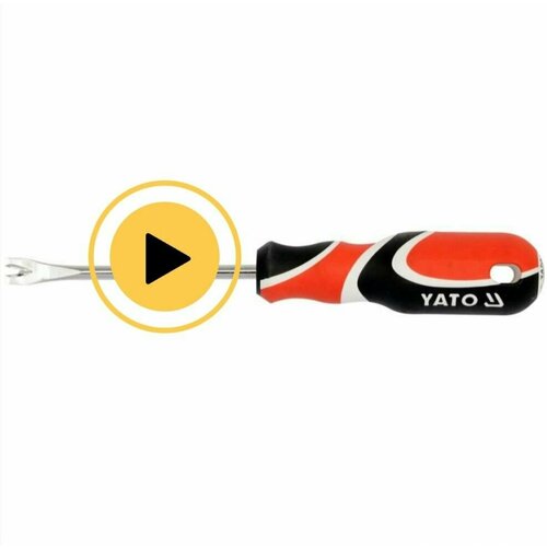Съемник клипс обивки YATO 6,0x100 мм, SVCM 55, Тайвань, YT-1370 инструмент для разборки салона съемник обшивки автомобиля