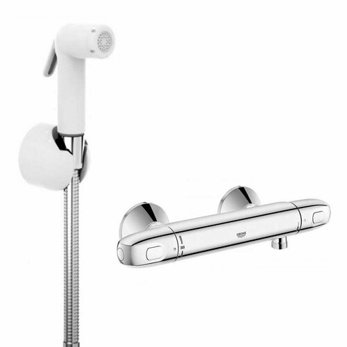 Grohtherm 55005000 термостат Grohe с гигиеническим душем Ideal Standard