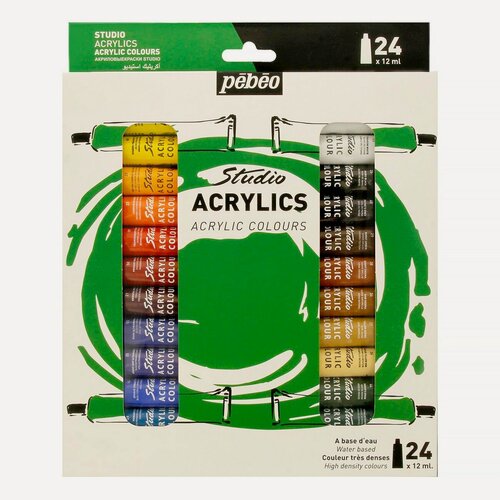 Изображение товара Набор акриловых красок Studio Acrylics 24 цв. 12 мл