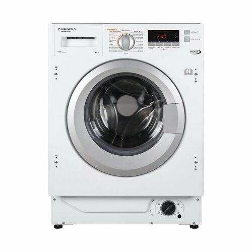 Встраиваемая стиральная машина с сушкой и инвертором MAUNFELD MBWM1486S 7189000₽