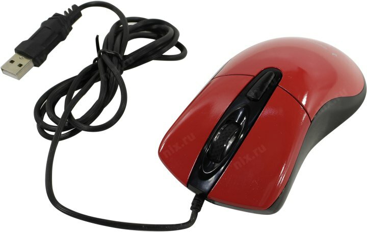Gembird MOP-415-R {Мышь, USB, красный, 3кн.+колесо-кнопка, 2400DPI кабель 1.4м} - фото №13