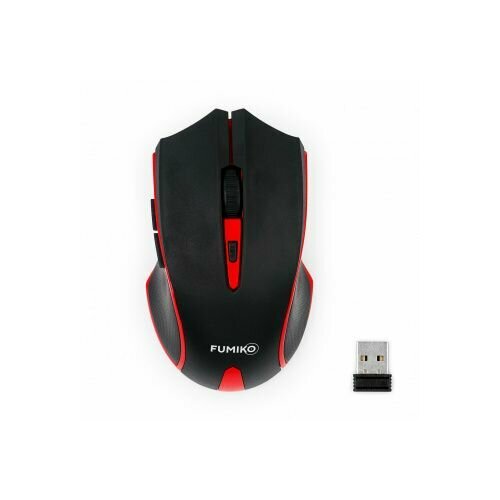 Беспроводная мышь FUMIKO Edge FMA-09-R черно-красная 77000₽
