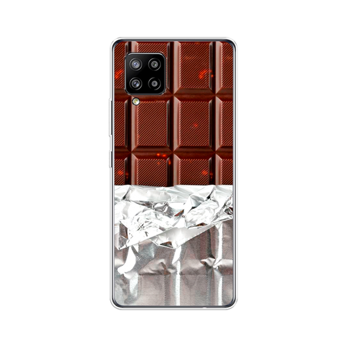 Силиконовый чехол на Samsung Galaxy A42 / Самсунг Галакси A42 Шоколад в обертке