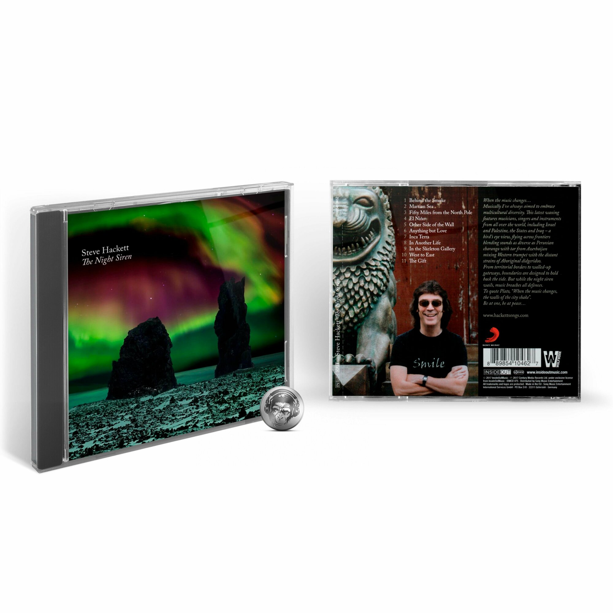 Steve Hackett - The Night Siren (1CD) 2017 Jewel Аудио диск