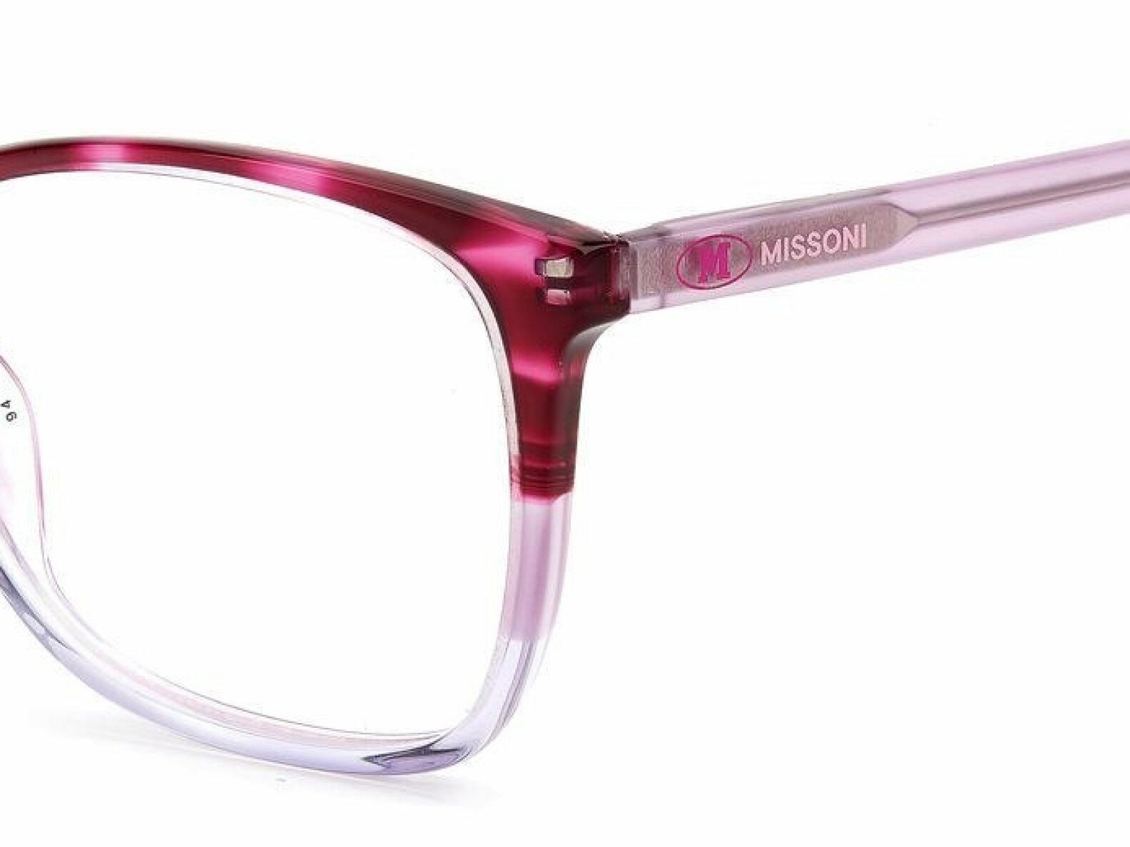 Оправы Для Очков Женская оправа для очков M Missoni MMI 0010 1ZX, цвет: розовый, прямоугольные, ацетат