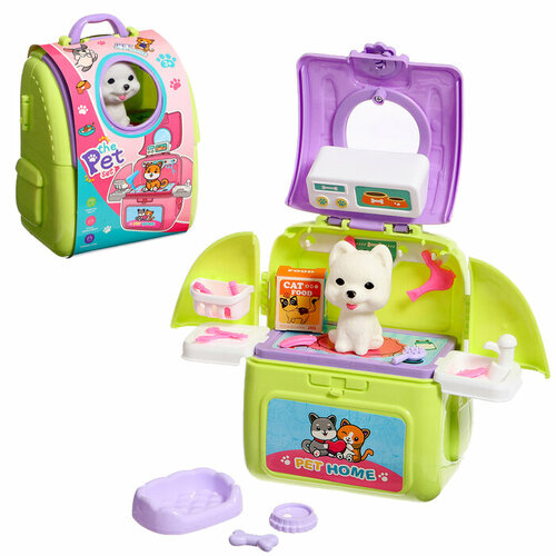Игрушка-сюрприз Любимый питомец в рюкзачке с аксессуарами микс 878₽