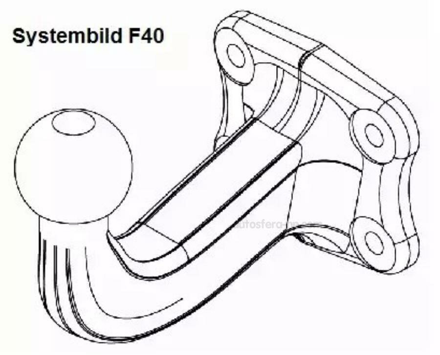 WESTFALIA 335397600001 Фаркоп на Toyota Land Cruiser Prado 150 2009- с фланцевым креплением шара (на 4 болтах) WESTFALIA 335397600001