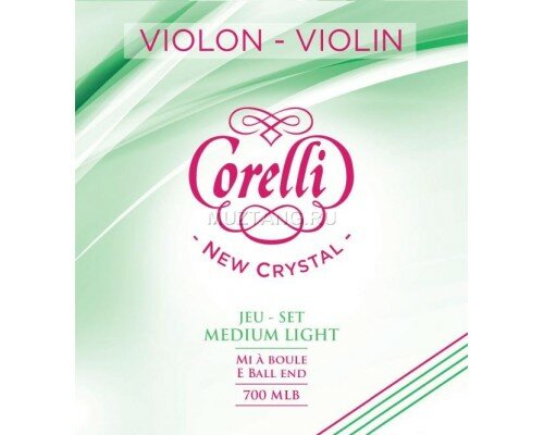 Струны для скрипки CORELLI 700MLB New Crystal Medium Light