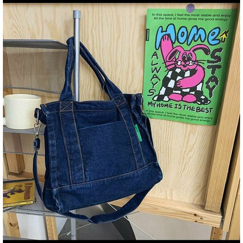 Сумка Finsport, фактура рельефная, синий