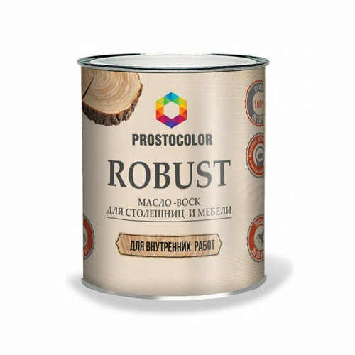 Масло Простоколор для столешниц и мебели Prostocolor Robust, палисандр, 0.4 л [101062]