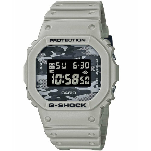 Наручные часы CASIO G-Shock DW-5600CA-8, серый наручные часы casio g shock dw 5600ca 2er серый синий
