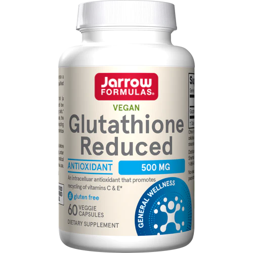 Jarrow Formulas Glutathione Reduced 500 mg 60 vcaps/ "Глутатион Редьюсд 500 мг" 60 вег. капс.