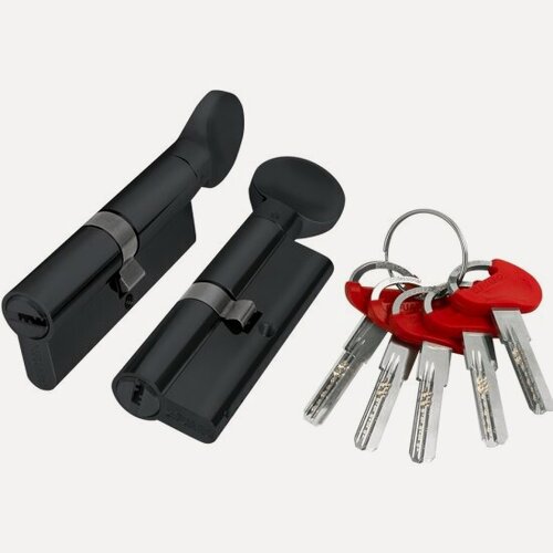 Изображение товара Цилиндровый механизм Fuaro (D-PRO502) D-PRO5002 Knob 60 (25+10+25) BL черный 5Key