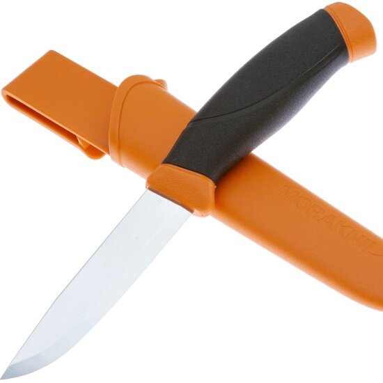 Нож туристический Morakniv Companion S Burnt Orange 14073 Sandvik Steel Fixed Blade