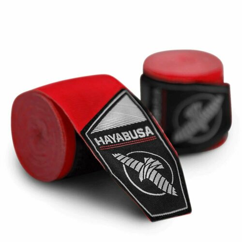 Бинты боксерские HAYABUSA Perfect Stretch Hand Wraps 4,5м, красные боксерские бинты hayabusa perfect stretch black 4 5 м