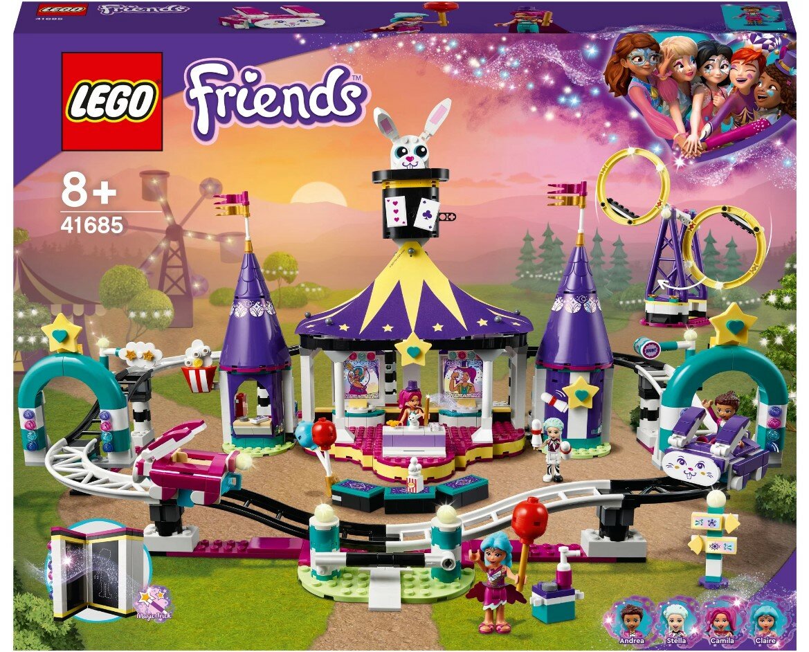 Конструктор LEGO Friends 41685 Американские горки на Волшебной ярмарке, 974 дет.