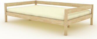 Двуспальная кровать "Берёзка 3" без покрытия, 120x200 см, ORTMEX
