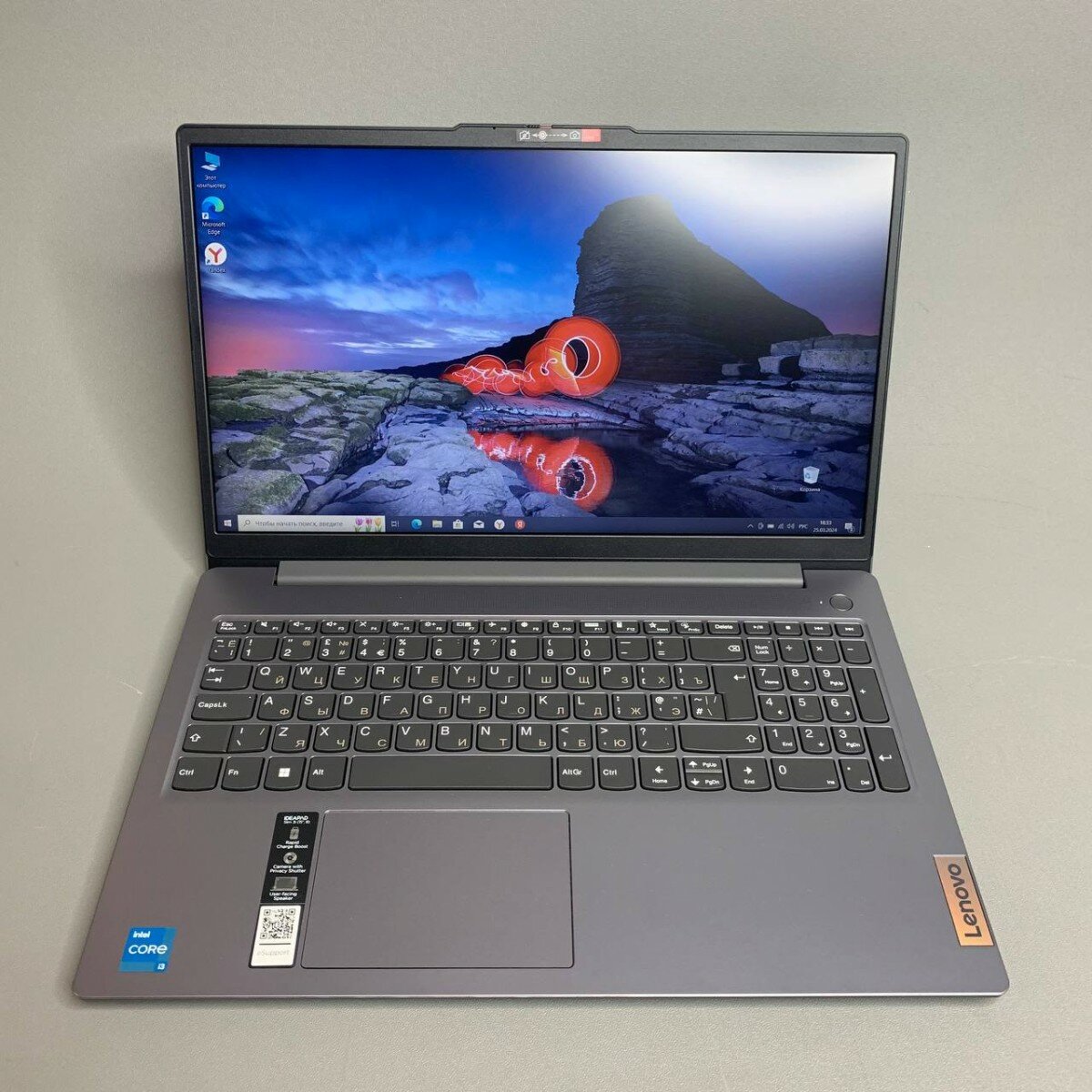 15.6' FHD Ноутбук Lenovo IdeaPad Slim 3 15IRU8 (82X7004BPS) серый