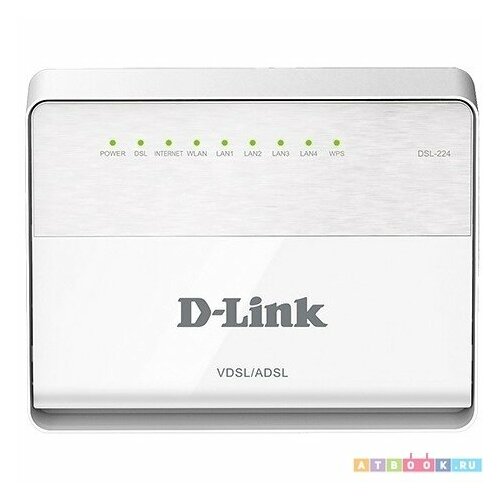D-Link DSL-224/T1A Маршрутизатор DSL-224/R1A беспроводной маршрутизатор d link dsl 224 r1a