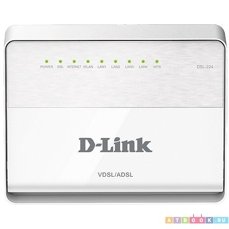 D-Link DSL-224/T1A Маршрутизатор DSL-224/R1A