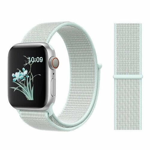 фото Нейлоновый ремешок для apple watch 42 / 44 / 45 / ultra 49 mm sport loop mint modmac