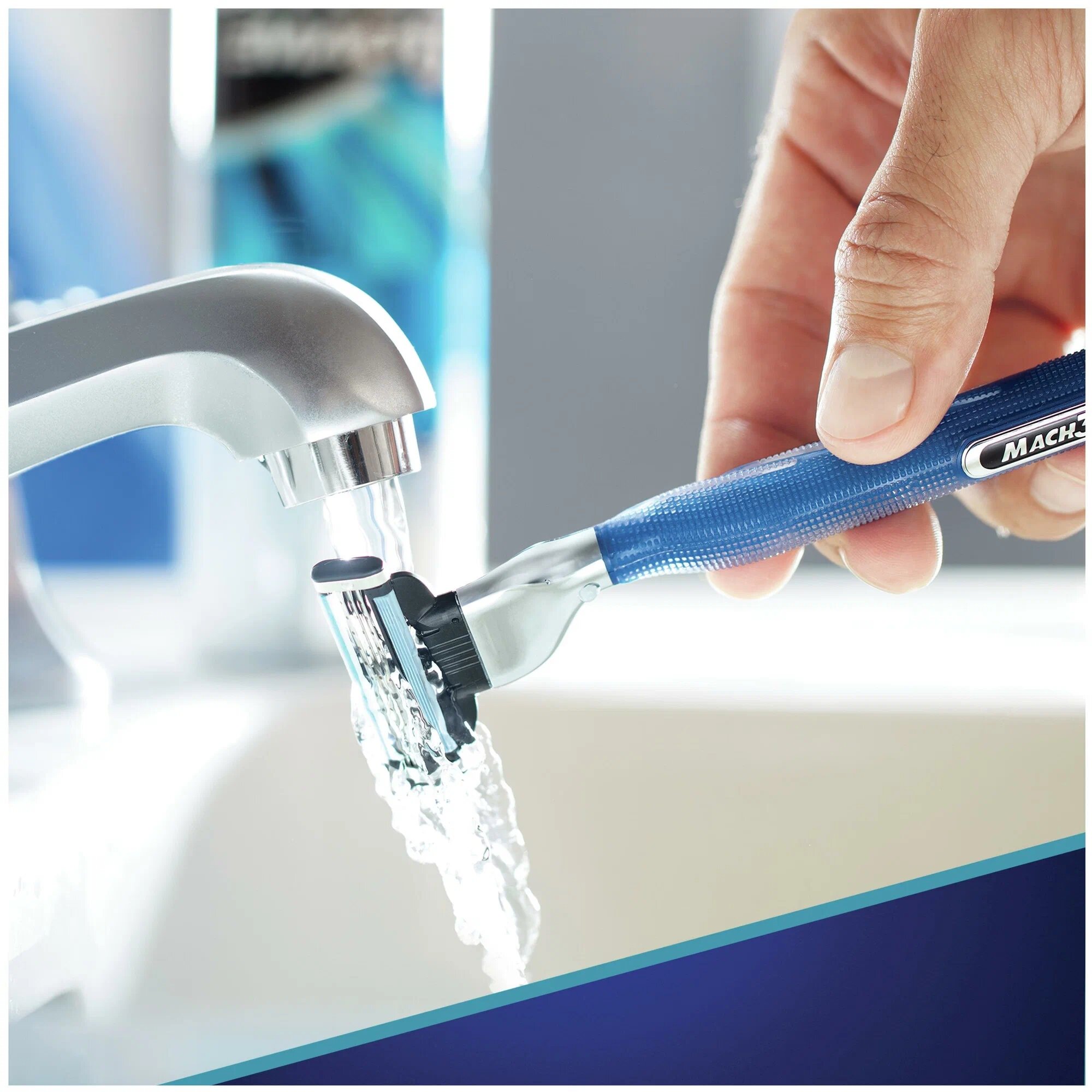 Сменные кассеты для станка Gillette MACH3 Start, гладкое бритье, 8 шт. — фото 1