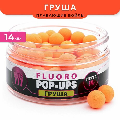 бойлы дамбелсы плавающие 12 х 14 мм ананас 777 baits лихоносовы likhonosov dumbbells pineapple fluoro pop up Плавающие бойлы 777 Лихоносовы груша 14мм 84гр.