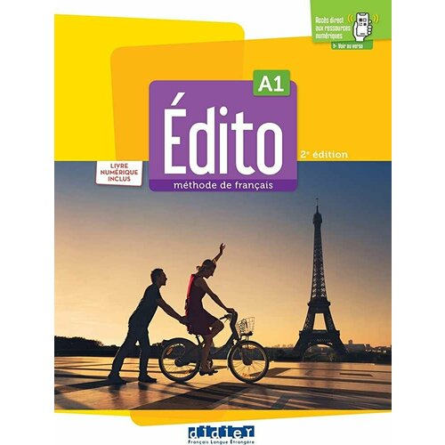 Edito A1 Ed2022 Livre+livre numerique+didierfle. app delf a1 100% réussite 2e édition livre didierfle app