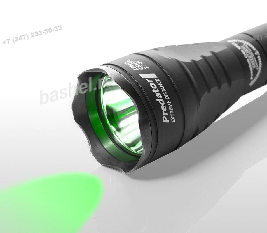 Фонарь светодиодный ARMYTEK Predator зеленый 200Lum (XP-E2 , LIR 1*18650), Armytek