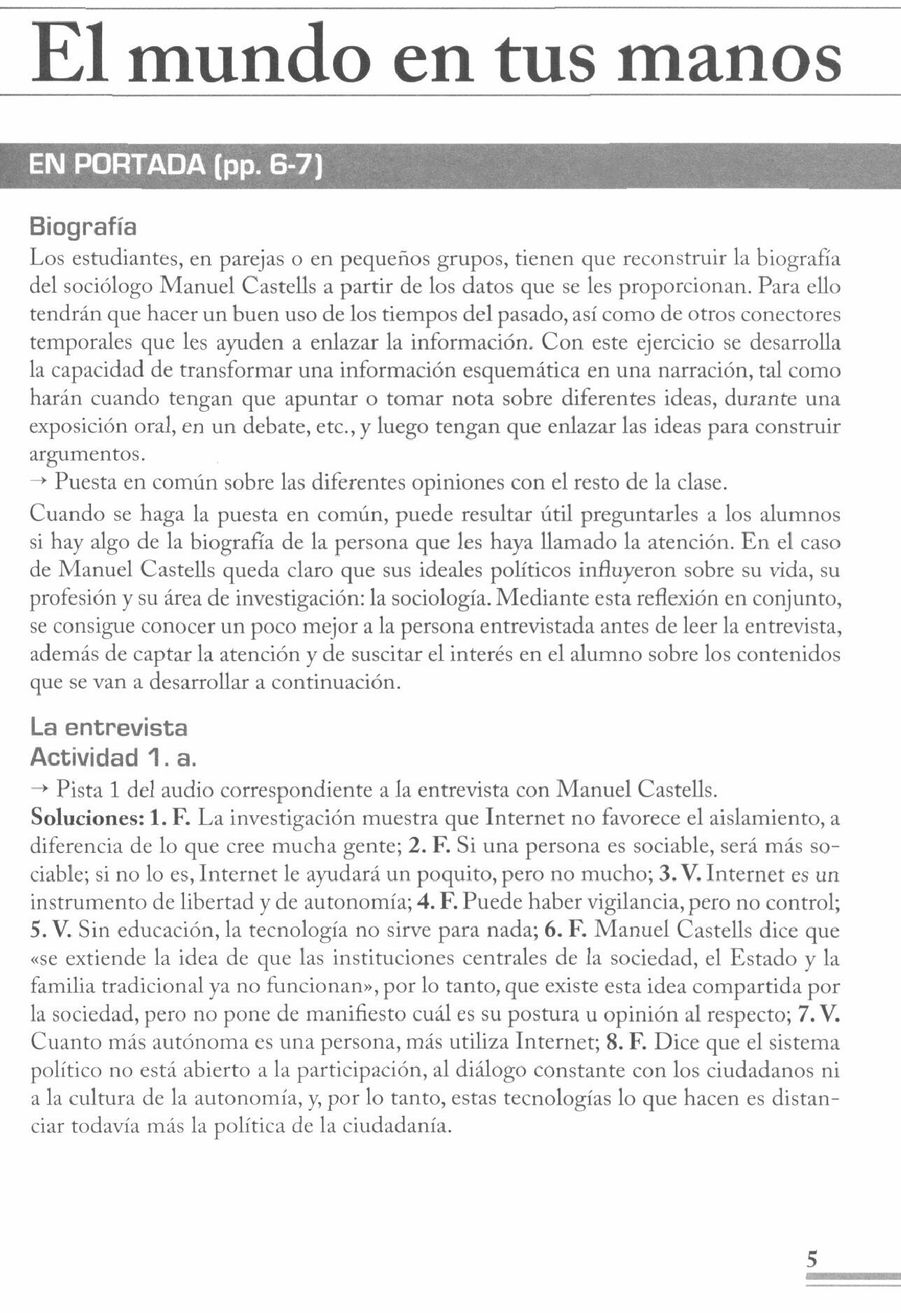 ¡A debate! Nivel C. Libro del profesor - фото №5