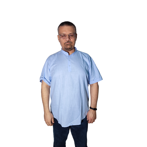Рубашка размер 2XL, голубой