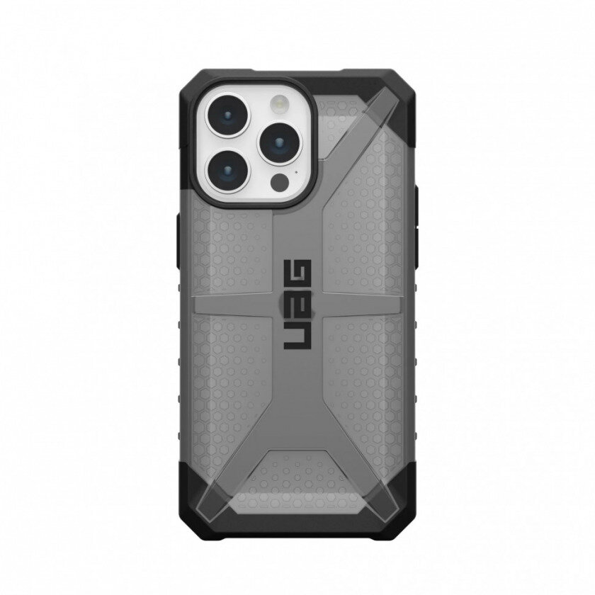 Чехол Uag Plasma для iPhone 15 Pro MAX 6.7", цвет тонированный (Ash)