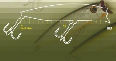 Воблер для рыбалки Usami Bakudan 100F #105 — фото 1