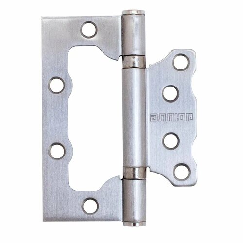 Петля накладная без врезки Аллюр 2BB SNP 100х75 мм мат никель 2 шт 1055₽