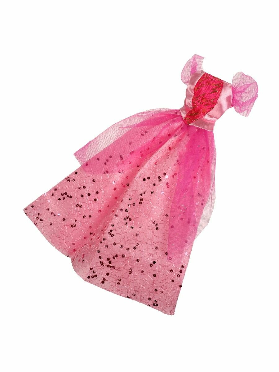 Одежда для кукол Карапуз "Розовое платье", с аксессуарами, для Софии 29 см