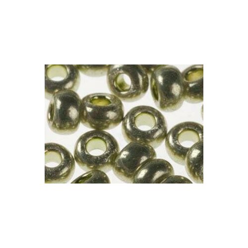 Бисер Preciosa 18154 Зольгель solgel желто-зеленый металлик 100 23 мм 5 г цена за 2 уп 328₽