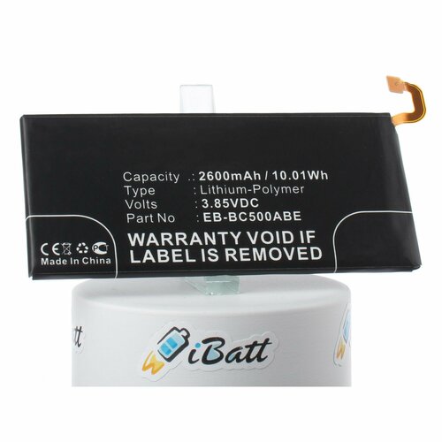 Аккумуляторная батарея iBatt iB-EB-BC500ABE-M2710 2600mAh для телефонов, смартфонов Samsung чехол задняя панель накладка бампер mypads головолока абстракция для samsung galaxy c5 pro galaxy c5 2017 sm c5010 противоударный