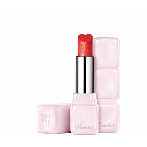 Помада Guerlain KissKiss Le Rouge creme galbant, оттенок 574 KK Orange